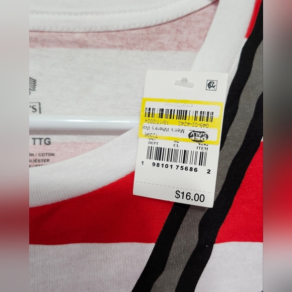 Where's Waldo Short Sleeve T-Shirt with Beanie Striped Costume Cosplay Fan New - Picture 8 of 10